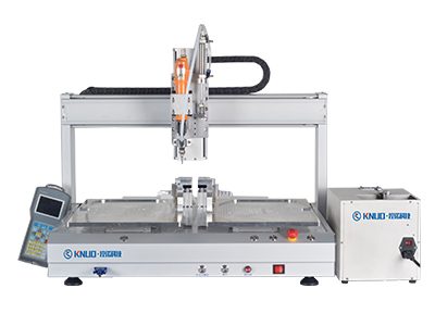 吹气式双工位自动锁螺丝机